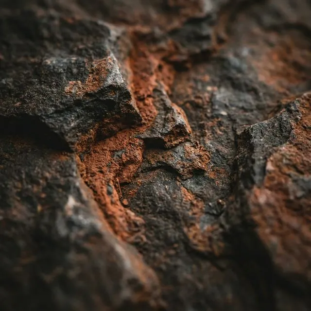 Abstrakte Textur von verwittertem Schiefergestein und Lehm